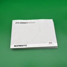 2015 Kia Sorento Owners Manual With Free Ship...