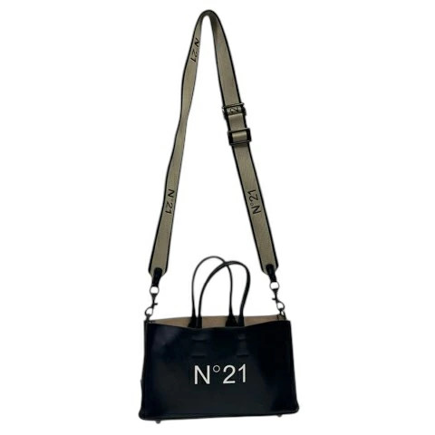 Borsa a mano usata N 21 AYAKO tracolla 2WAY stampa logo quadrata tracolla rettangolare op