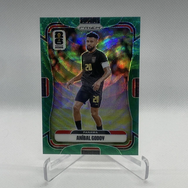 2026 FIFA World Cup Prizm #337 Anibal Godoy Red Wave Prizm 2/5 Panama