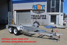 10×5 Hot Dipped Gal Heavy Duty Fully Welded Tandem Plant Trailer ATM 3500 KG