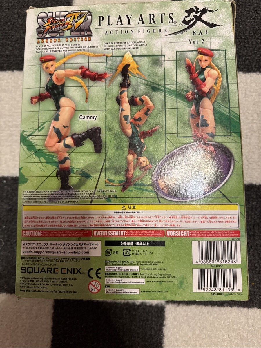 Street Fighter IV Cammy White Play Arts Kai Action Figure PLEASE