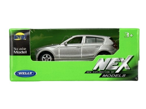 WELLY BMW 120i SERIE 1 PLATA 1:60 MODELO METAL FUNDIDO A PRESIÓN NUEVO EN CAJA 52268 - Imagen 4 de 6