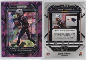 2022 Panini Prizm Rookies Purple Ice Prizm /225 Tyquan Thornton #328 Rookie RC