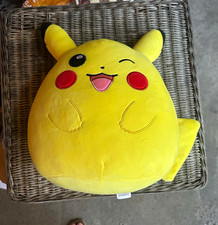 Squishmallows Pok mon Pikachu Yellow Winking Plush Stuffed Animal w/ Hang Tag