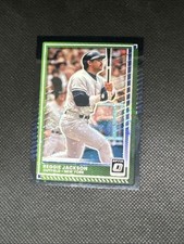 2025 Panini Donruss Optic Reggie Jackson #75 Black Velocity New York Yankees