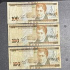 Honduras Lot of 3 100 Lempiras Banknotes Banco Central de Honduras — photo 1