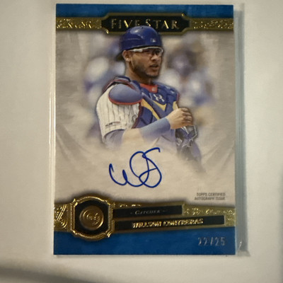 2021 Topps Five Star Willson Contreras Blue Auto #/25 Cubs