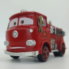 Pixar Cars Red Firetruck Metal 1:55 Diecast Model Toy Kids Gift Loose