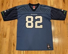Reebok Players Inc Seattle Seahawks Darrell Jackson #82 Jersey Blue Mens XL