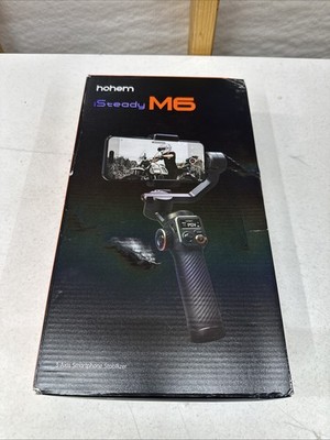 Hohem iSteady M6 iSM6 3-Axis Smartphone Gimbal Stabilizer w/ Tripod & Case New
