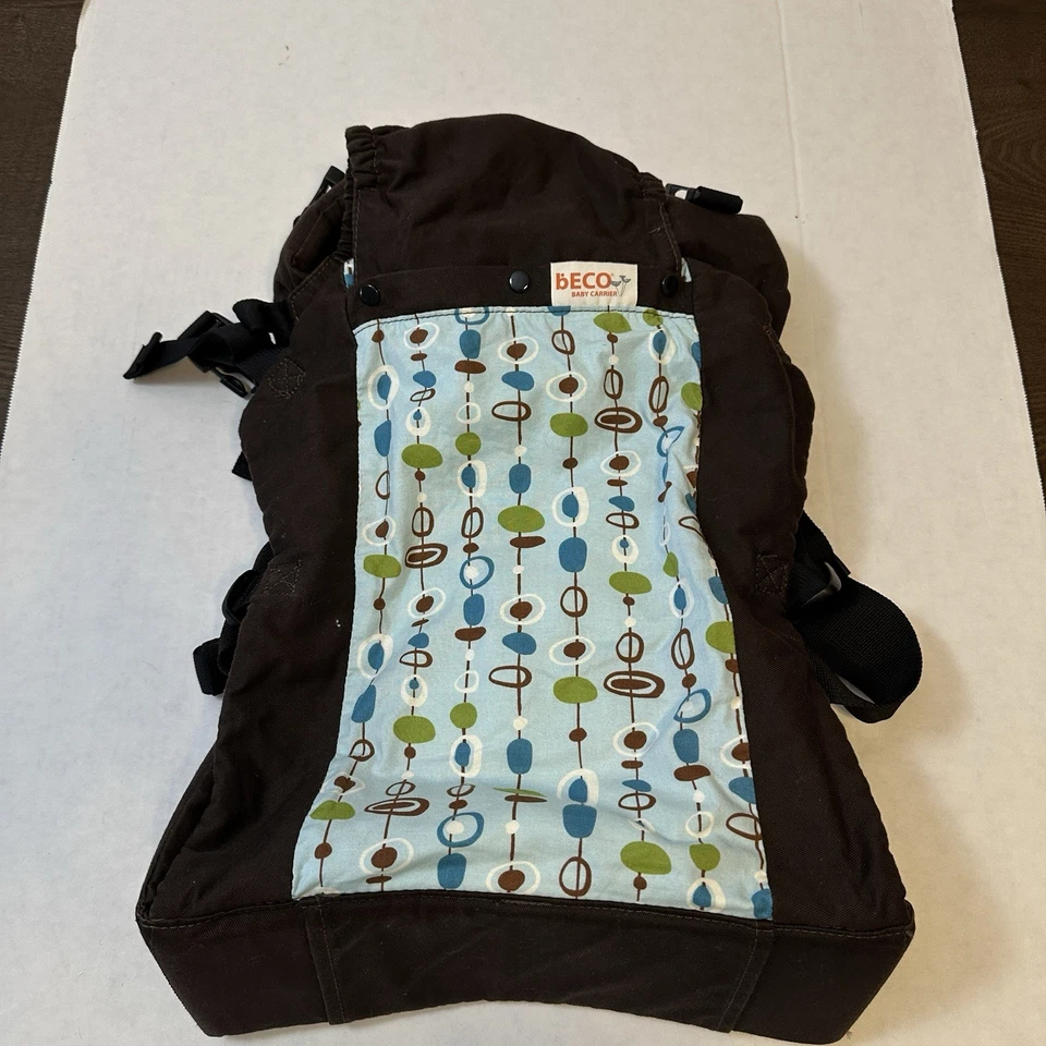 Beco Baby Carrier бабочка 2 коричневый, съемная вставка, со встроенным ремнем. - Изображение 2 из 3