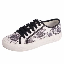 Salvatore Ferragamo Sneakers Low Cut Floral Womens 5.5c (23cm) White Used MOLO-0