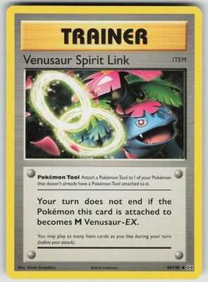 POKEMON VENUSAUR SPIRIT LINK 89 UC EVOLUTIONS NM