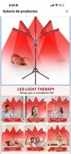 Red Light Therapy for Face Body Red Light Infrared Light Therapy Lamp with Stand