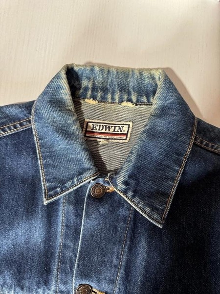 Men Edwin Jacket Navy Denim S