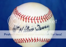 Bill Terry Psa/dna Signed Feeney National League Baseball Autograph