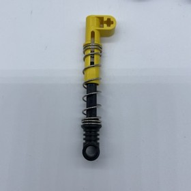 Lot Of 4 LEGO Yellow Technic Shock Absorber 9.5L (Extra Hard Spring) No 95292c01