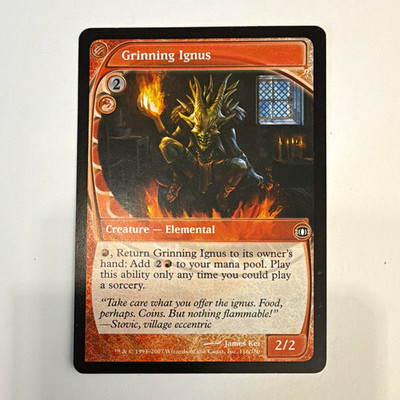 Wizards of the Coast MTG Future Sight Grinning Ignus 116/180 Red Eng