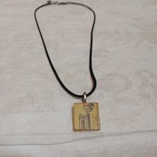 estate necklace. I am not a jeweler. so this is being sold as costume jewelry.