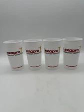 Lexapro Pharmaceutical RX Rep Promotional Plastic Drinking Cups Set of 4