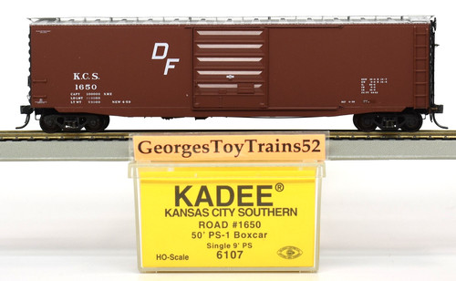 KADEE HO 1:87 #1650 KCS KANSAS CITY SOUTH 50' PS-1 COCHE DE CAJA 6107 NUEVO EN CAJA | Condition: New