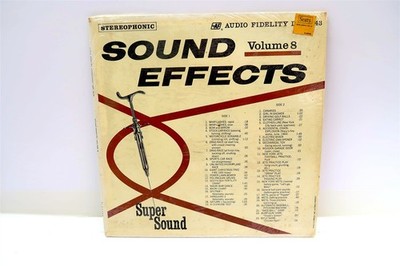 SOUND EFFECTS VOLUME 8 from 1957 Record Vinyl LP DFS 7043 Audio Fidelity