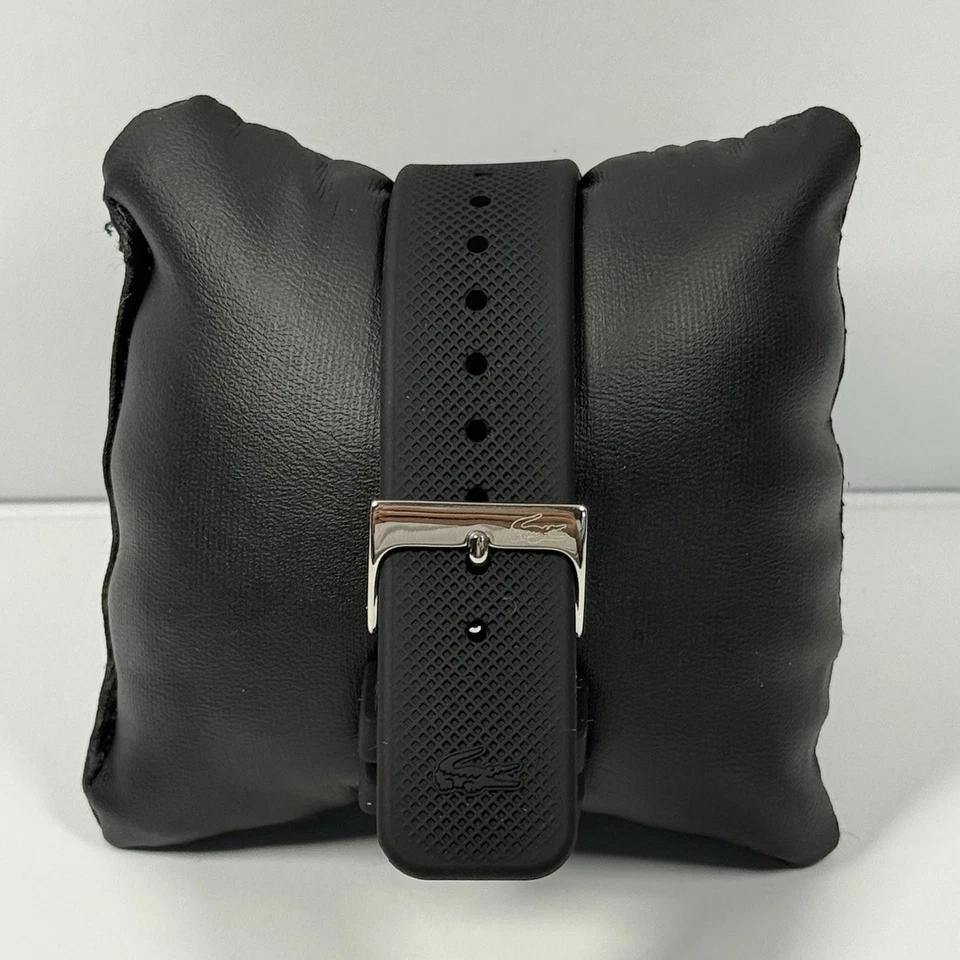 Lacoste 2011243 New Men's Watch Black Dial/Band Silicone Chronograph - Image 3 of 4