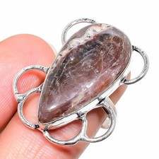 Rhodochrosite Gemstone 925 Sterling Silver Gift Jewelry Ring Size 9 y619