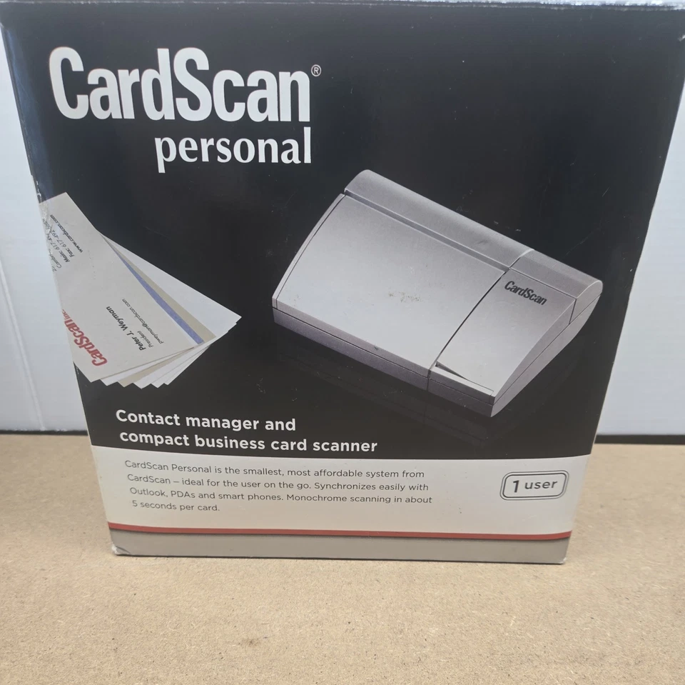 CardScan Used Personal Contact Manager And Compact Business Card Scanner - Image 2 of 4