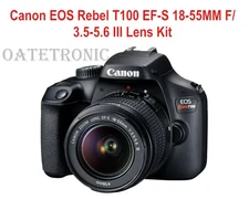 Canon EOS Rebel T100 EF-S 18-55MM F/3.5-5.6 III Lens KIT Refurb by Canon
