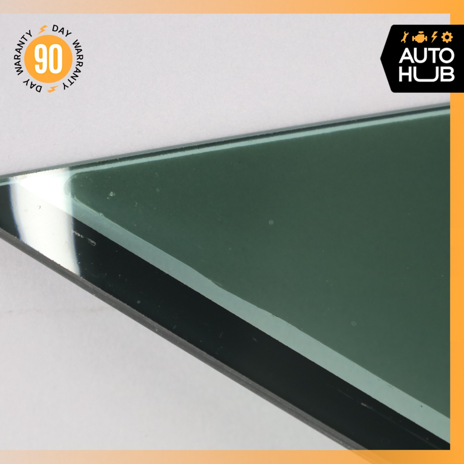 Aston Martin V8 V12 Vantage Front Right Door Corner Window Glass OEM