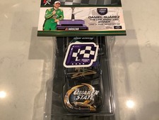 DANIEL SUAREZ AUTOGRAPHED 2025 QUAKER STATE MEXICO CITY WIN DIECAST  NECKLACE