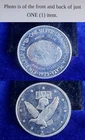 1975 Eagle & Bell World Trade Argent Una Plata Ein Globe 1 Oz 999 Silver Round