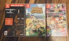 Nintendo Switch Games LOT - Mariokart 8 Deluxe, FNAF Core, Animal Crossing NH