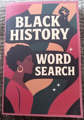 Black History Word Search Book - Brand New!