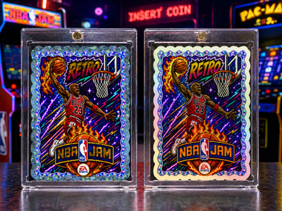 80's Retro Foil Prism Michael Jordan RC DIE-CUT Jewel Rookie Sticker CUSTOM JAM