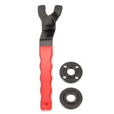 Adjustable Angle Grinder Wrench Set 0.4"-1.9" Range Lock Nut Pin Wrench Red