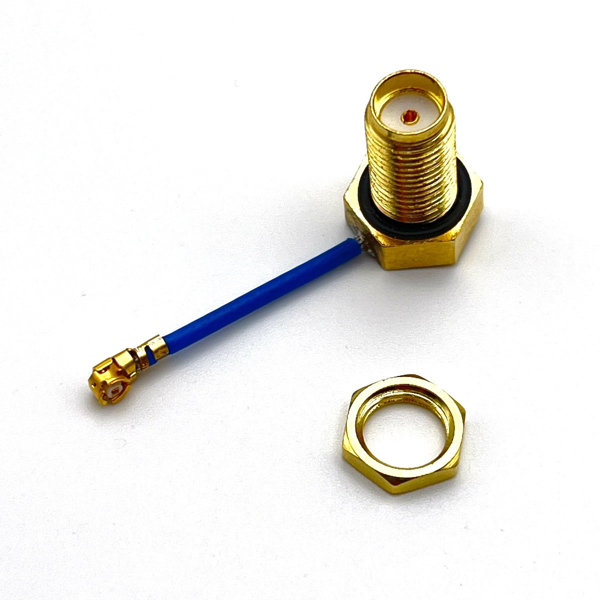 Brass SMA female Antenna socket connector for Garmin Alpha 300, 200, Alpha 10