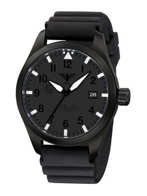 KHS - KHS.AIRBSXT.DB - Armbanduhr - Airleader Black Steel XTAC - Herren
