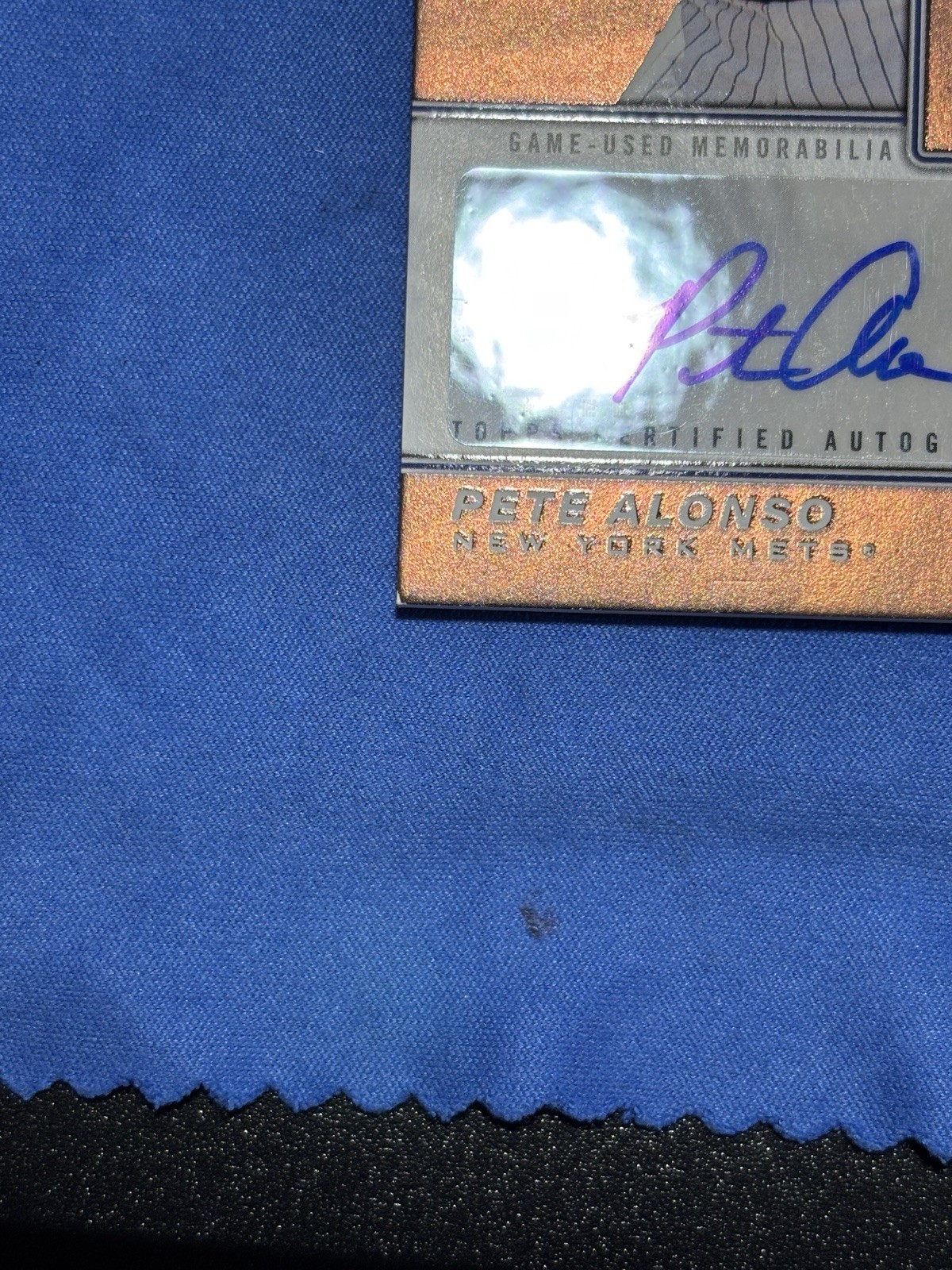 Pete Alonso Patch Auto /25 Orange 2026 Topps Major League Material #MLMA-PA view 6