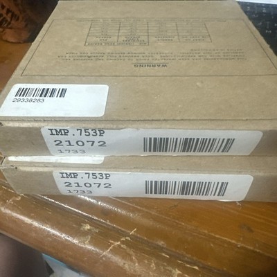*Lot Of 2* BANNER 21072 IMP.753P FIBER OPTIC CABLE