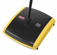 Rubbermaid Dual Action Sweeper 4213-88 Commercial 421388BLA 7.5" Sweep Path New