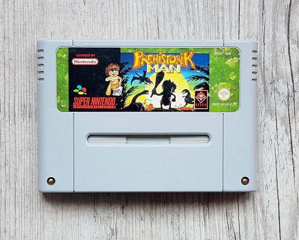 Jeu SNES Prehistorik Man Snes Super Nintendo - Photo 1/1