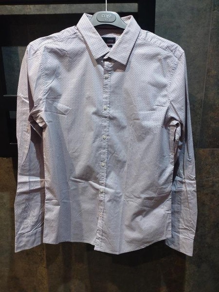 Men Cinque Shirt White Cotton 42 / XL / 50