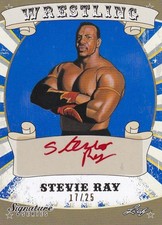 2016 Leaf Signature Series Wrestling Stevie Ray Autographs Blue /25 Card