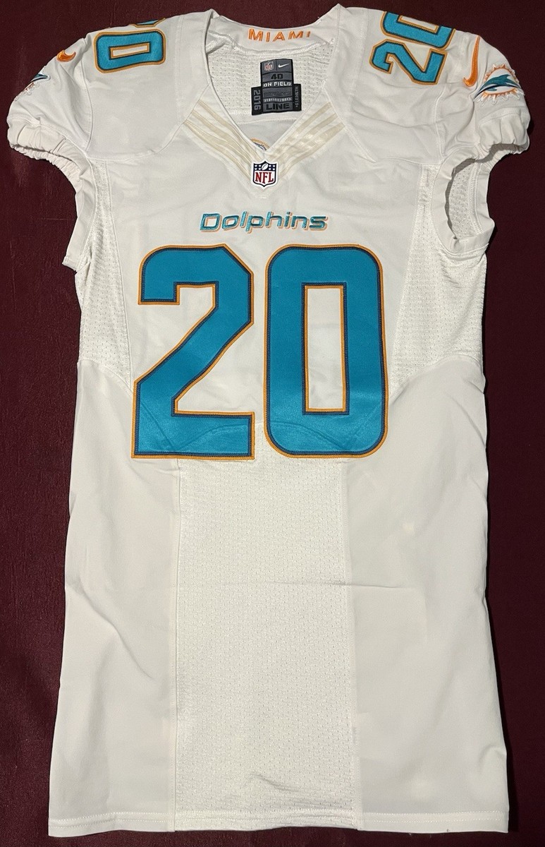 Reshad Jones Miami Dolphins NFL Authentic Team Issued Game Jersey
