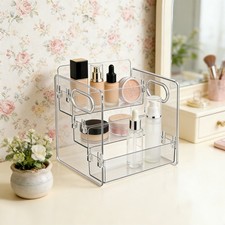 Bathroom Counter Cosmetic Organizer Storage Shelf For Makeup Perfume  Skincar