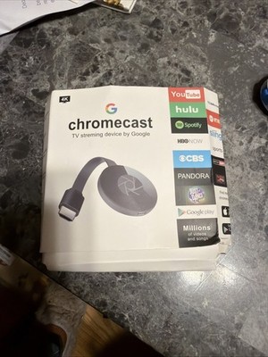 New Chromecast 2nd Gen HDMI TV Streaming Device Google 1080P HD