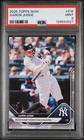 AARON JUDGE #416 2025 TOPPS NOW FASTEST IN MLB HISTORY TO 350 HR YANKEES PSA 9