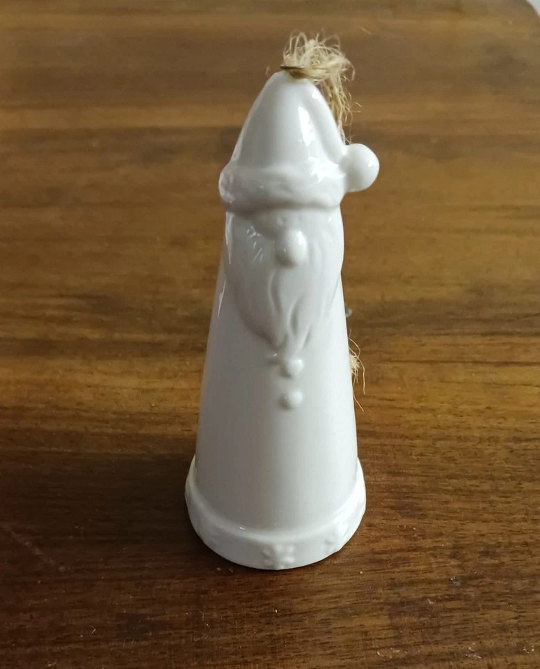 Père Noël cloche en céramique , vintage - Photo 1/2